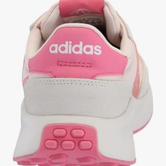 Adidas Women's Pink and White Sneakers - Picture 5 of 7